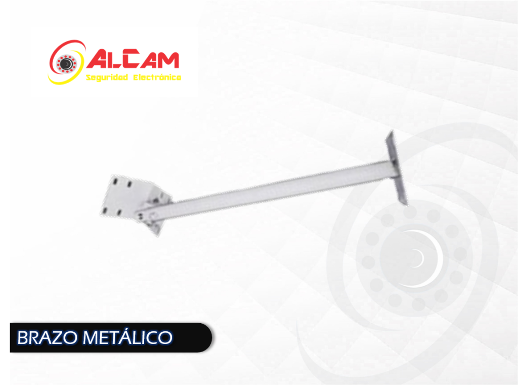 Brazo Metalico Cctv Metro Max Cm Minimo Alcam Seguridad