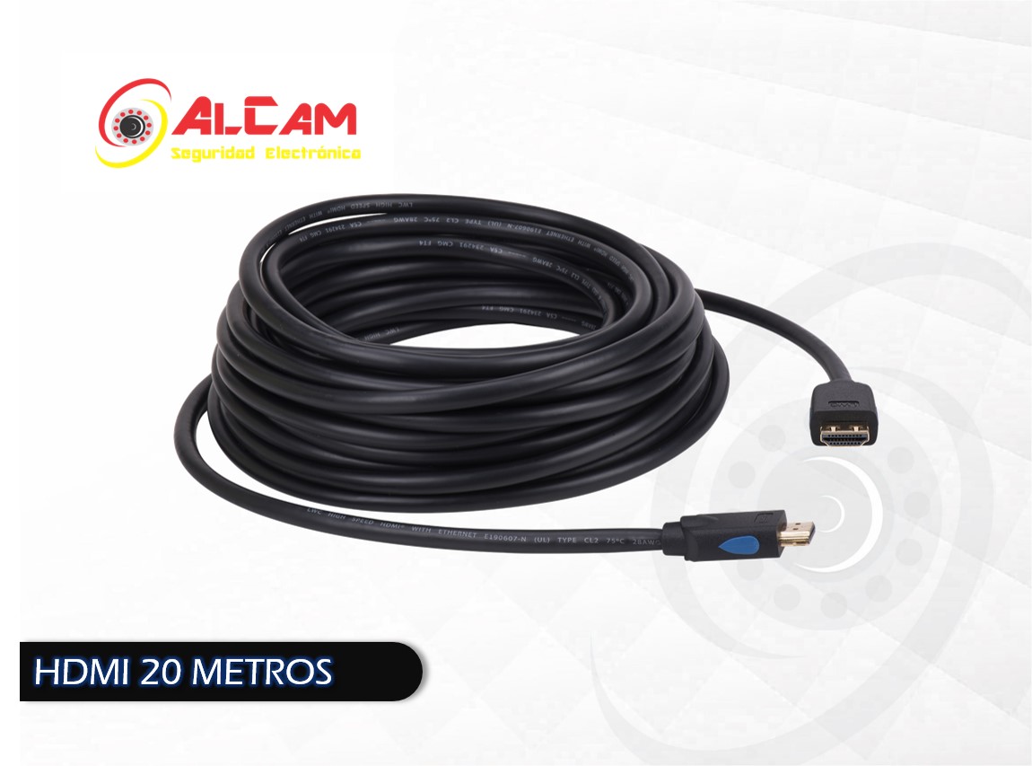 CABLE HDMI FULL HD 20 METROS » Alcam Seguridad
