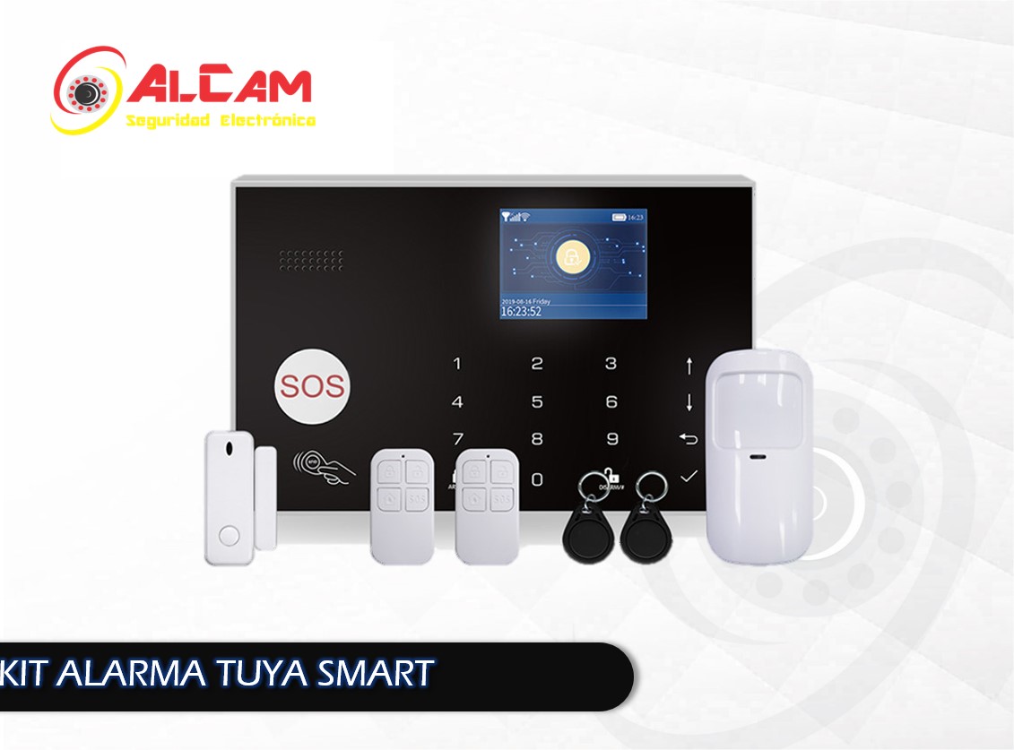 Kit de Alarma para casa conectada inalámbrica WiFi y gsm e y 2 cámaras  WiFi - Lifebox - KIT11 : : Bricolaje y herramientas