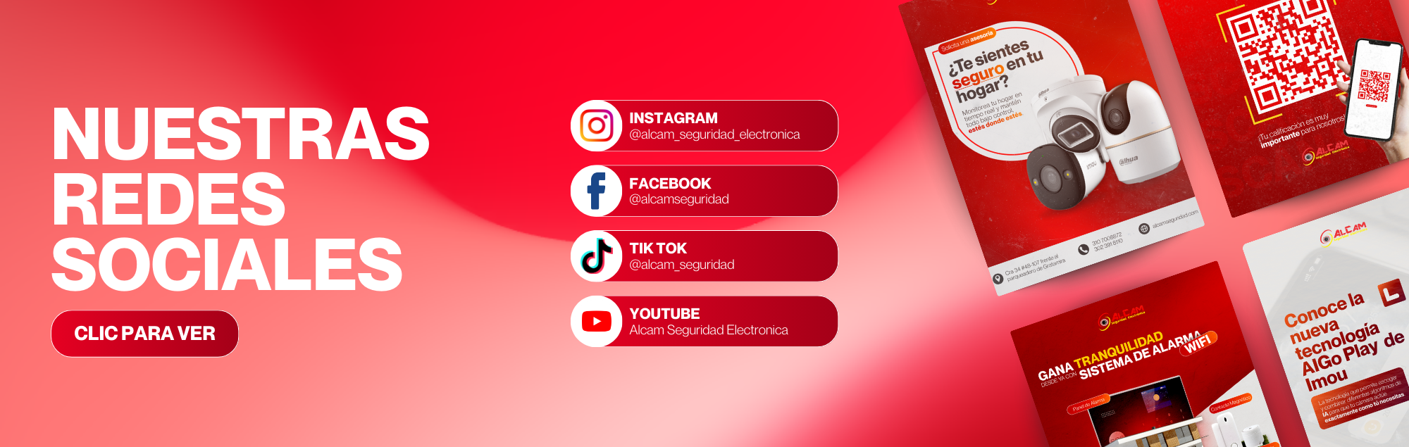 NUESTRAS REDES SOCIALES BANNER